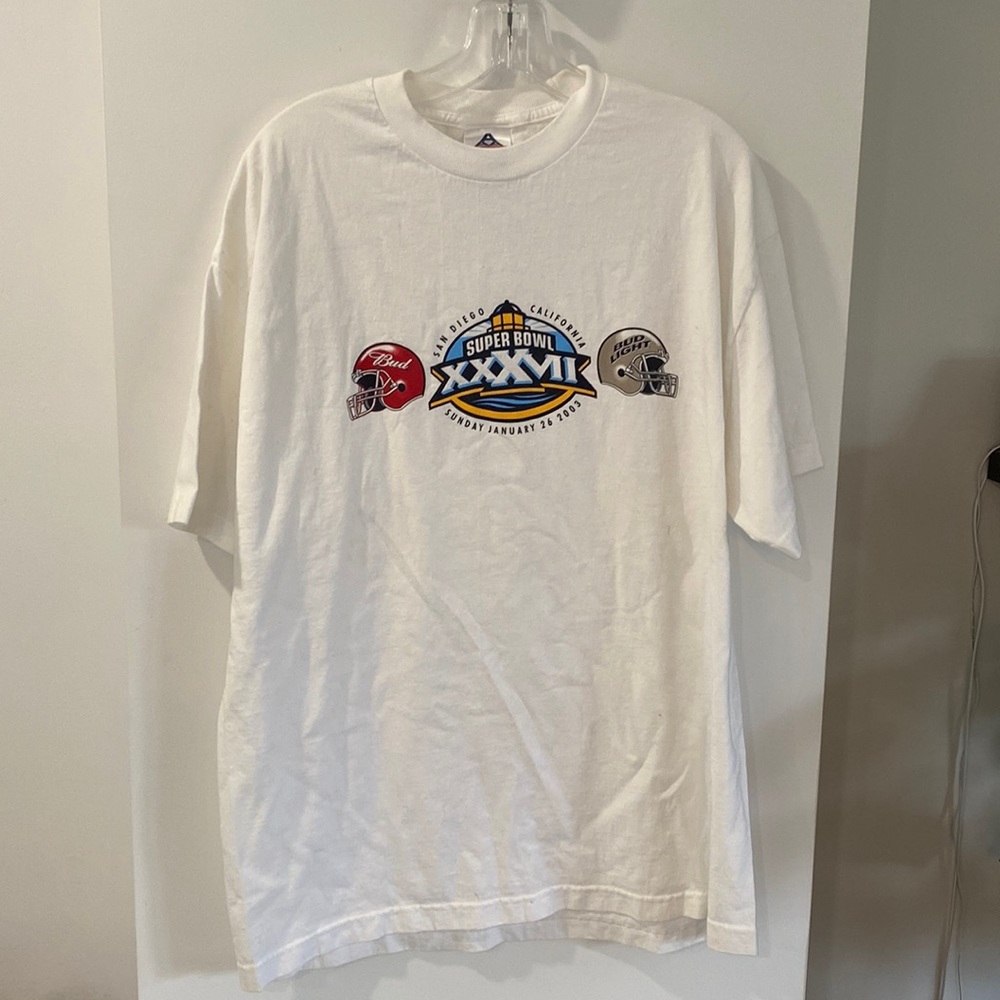 SUPERBOWL San Diego 2003 XXXVII 37 tee new XL